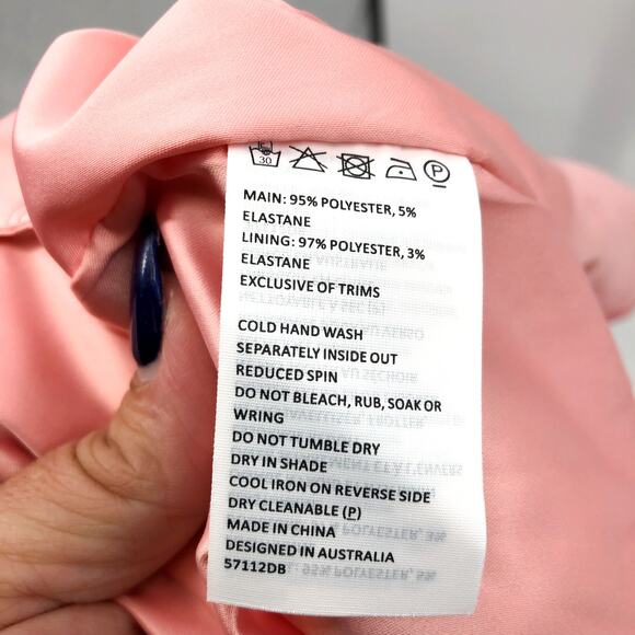 BARDOT Womens Gigi Mini Dress US 12 XL Pink Blossom Sleeveless NWT - Picture 12 of 12